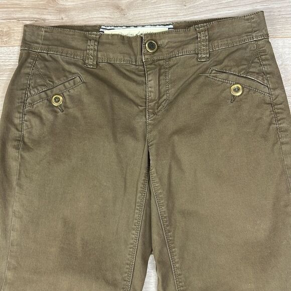 Daughters of the Liberation Anthropologie Brown Skinny Trouser Pants Size 2 - Picture 3 of 12